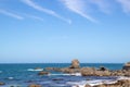 Amazing seascape view near Kaikoura, New Zealand Royalty Free Stock Photo