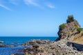 Amazing seascape view near Kaikoura, New Zealand Royalty Free Stock Photo