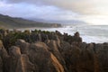 Amazing shapes of Pancake rocks Royalty Free Stock Photo