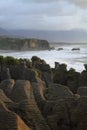 Amazing shapes of Pancake rocks Royalty Free Stock Photo