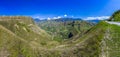 Amazing shot of the green landscapes on Juanambu canyon, Narino, Colombia