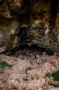 An amazing sinkholes.The view of cave entrance. Heaven Cave in Turkey