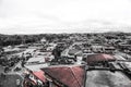 Amazing Sky in Ecuador and roofs