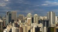Amazing skyline of Sao Paulo - skyscrapers of Sao Paulo, Brazil