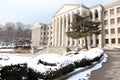 Amazing snow in kyung hee university in Seoul south korea