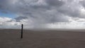 On the amazing Sonderstrand beach on the Romo peninsula, Jutland, Denmark