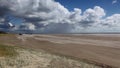 On the amazing Sonderstrand beach on the Romo peninsula, Jutland, Denmark.