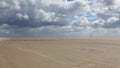 On the amazing Sonderstrand beach on the Romo peninsula, Jutland, Denmark