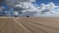 On the amazing Sonderstrand beach on the Romo peninsula, Jutland, Denmark.