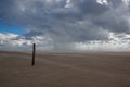 On the amazing Sonderstrand beach on the Romo peninsula, Jutland, Denmark