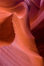 Amazing spiral patterns in the stone, Lower Antelope Canyon Royalty Free Stock Photo