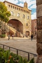 Amazing streets of Barcelona city