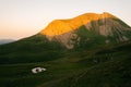 Amazing sunrise on the mountains Pyrenees Royalty Free Stock Photo