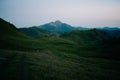 Amazing sunrise on the mountains Pyrenees Royalty Free Stock Photo