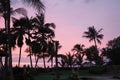 Amazing Sunset in Hawaii Royalty Free Stock Photo