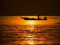 Amazing sunset in Ko Pha Ngan, Thailand Royalty Free Stock Photo