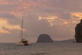 Amazing sunset on Koh Mook Island, Southern Thailand