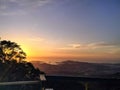 Amazing Sunset from kokolhill.healling time Royalty Free Stock Photo