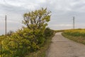 Sunset landscape from Kaliakra Cape at Black Sea Coast, Dobrich Region, Bulgaria Royalty Free Stock Photo