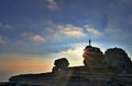 Amazing sunset in Torcal de Antequera