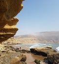 Amazing surf beach in the moroccan coast