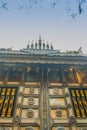 Amazing temple silver roof ridge design at Wat Sri Suphan, Chiang Mai, Thailand. Wat Srisuphan also known as the Silver Temple