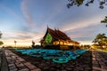 Amazing Temple Sirindhorn Wararam Phuproud in Ubon Ratchathani Province, Thailand.