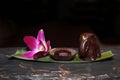 Amazing Thai flower with chocolate