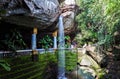 Amazing Thailand the temple under waterfall Wat Tham Heo Sin Chai