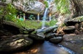 Amazing Thailand the temple under waterfall Wat Tham Heo Sin Chai