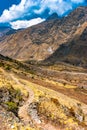 Peruvian Andes amazing trekking day South America