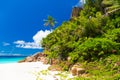 Amazing tropical beach with granite boulders on Grande Soeur Island, Seychelles