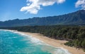 Amazing Tropical Waimanalo Beach Oahu Hawaii Royalty Free Stock Photo