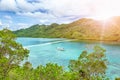 Amazing turquoise waters in El Nido, Philippines Royalty Free Stock Photo