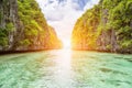 Amazing Turquoise waters in El Nido, Philippines Royalty Free Stock Photo