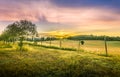 Amazing tuscan sunrise