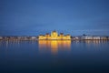 Amazing twilight in Budapest