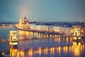 Amazing twilight in Budapest