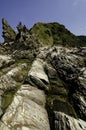 Amazing unique rock formation at Kapas island located in Terengganu Malaysia Royalty Free Stock Photo