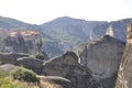 Varlaam Monastery from Meteora of Kalambaka in Greece Royalty Free Stock Photo