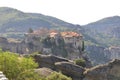 Varlaam Monastery from Meteora of Kalambaka in Greece Royalty Free Stock Photo