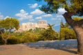 Amazing view of Acropolis hill, Athens, Greece