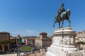 Amazing view of Altar of the Fatherland- Altare della Patria, known as the national Monument to Victo