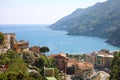 Amazing view of Amalfi Coast from Vietri sul Mare village, Italy