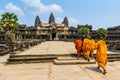 Amazing view of Angkor Wat is a temple complex in Cambodia