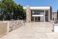 Amazing view of Ara Pacis Museum in city of Rome, Italy Royalty Free Stock Photo