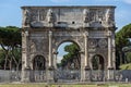 Amazing view of Arch of Constantine near Colosseum in city of Rome, Italy Royalty Free Stock Photo