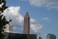 Amazing view of Atlanta downtown sky scrapper from Centennial olympic park in Atlanta, GA Royalty Free Stock Photo