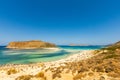 amazing view of Balos bay, Gramvousa Crete, Greece Royalty Free Stock Photo