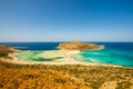 amazing view of Balos bay, Gramvousa Crete, Greece Royalty Free Stock Photo